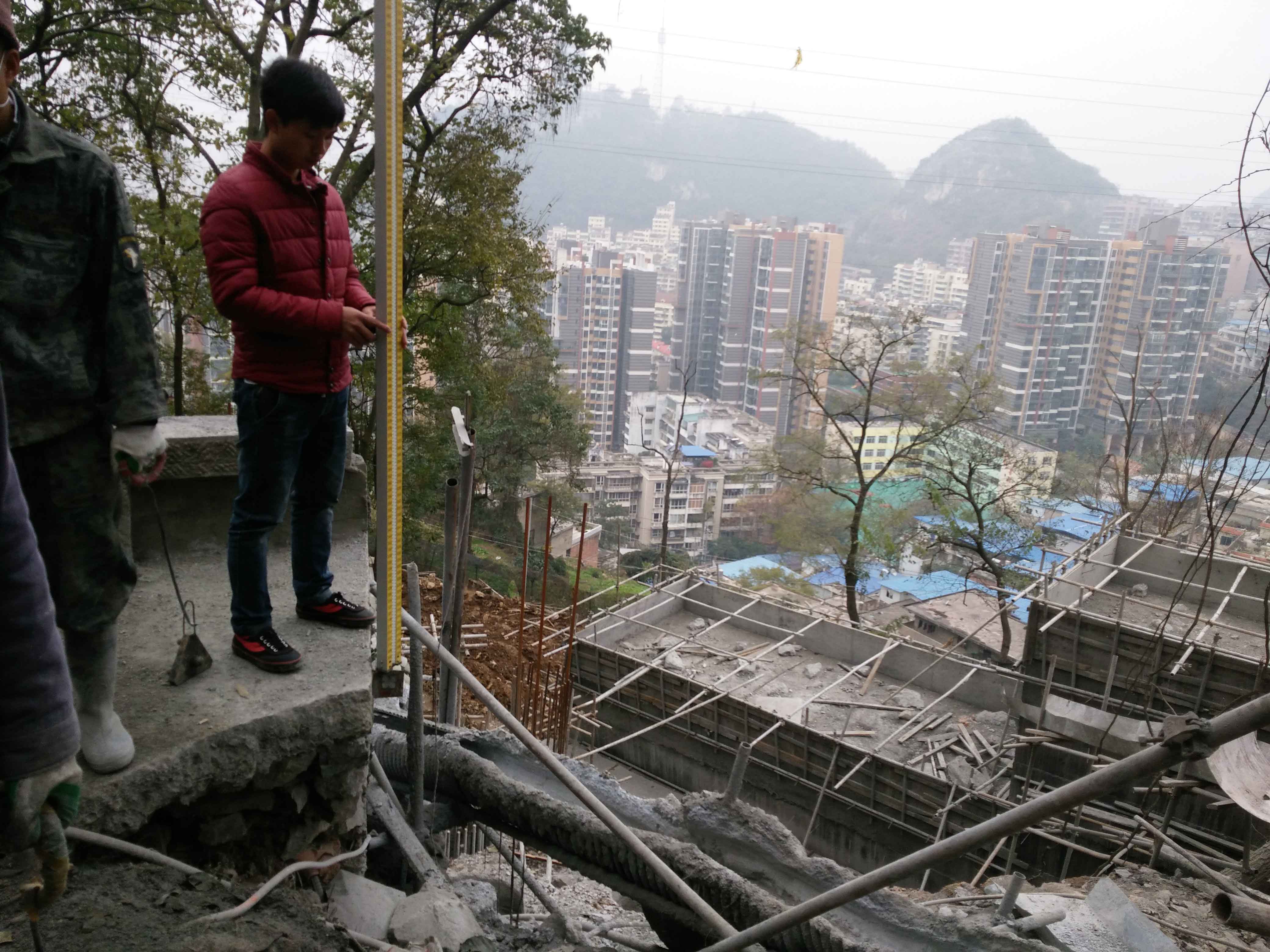 邊坡穩定性監測現場